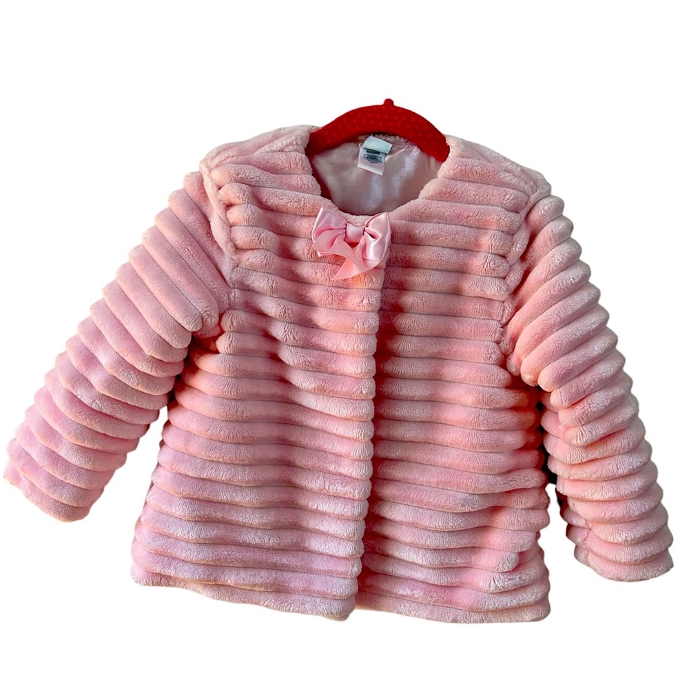 Pink velour kids jacket. So sweet, used once.